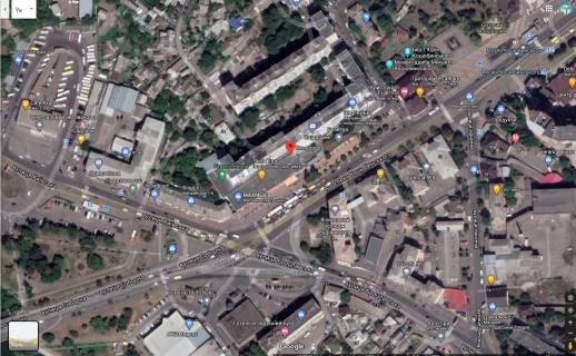 Сiтiлайт B у Вінниці, 1.2х1.8  пр. Коцюбинського (магазини побутової техніки) схема