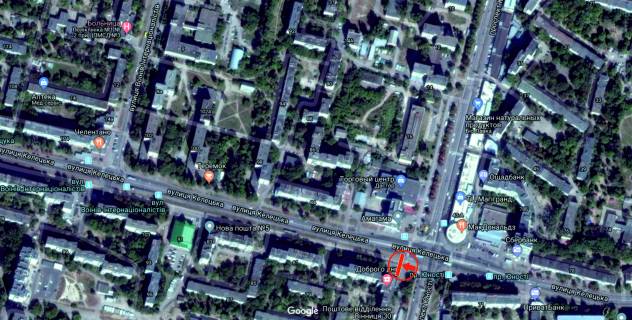 Призма B в Виннице, 6х3  вул. Келецька - пр. Юності - 282180 схема
